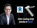 Stair nosing strip family in Revit!