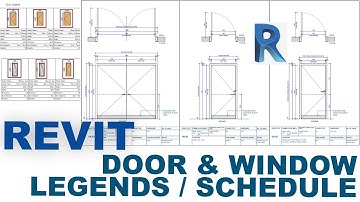 Door & Window Legends / Schedule & Quantities & Layout - In Revit