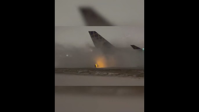 The Broncos arrived to wild conditions in Buffalo 😳 (via bufairport/X)