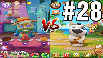 MY TALKING TOM 2 VS MY TALKING HANK | Gameplay Walkthrough: Part 28 (iOS, Android) (Outfit 7)