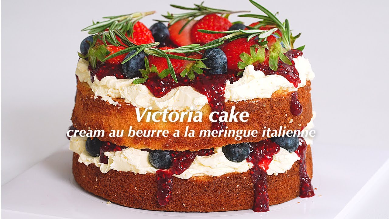Sub)빅토리아 케이크 만들기 Victoria Cake / 실패없는 이탈리안 버터크림 레시피