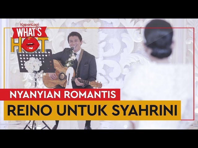 Spesial! Reino Barack Bawakan 'Restu' Untuk Syahrini class=