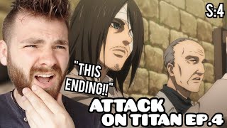 WTF!! REINER & EREN??! | ATTACK ON TITAN EPISODE 4 | SEASON 4 | New Anime Fan! | REACTION