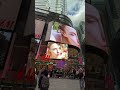 Times Square at Sunset 🌆 NYC Golden Hour #shorts