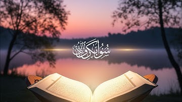 تلاوه تاخذك في عالم هادئ من السكينه#اكتب شيئا تؤجر عليه