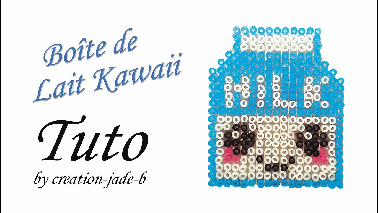 Tuto Perles A Repasser Hama Boite De Lait Kawaii Youtube