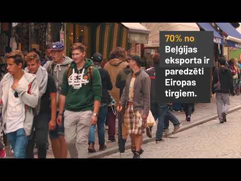 Video: Beļģijas tirdzniecības vietas