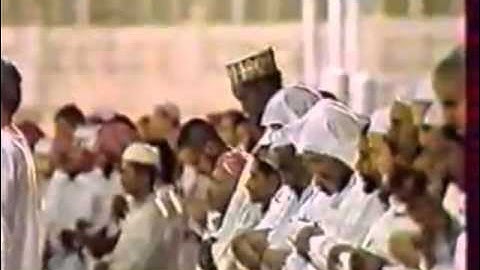 آواخر سورة الأحزاب : الشيخ علي جابر : تروايح الحرم المكي 1407