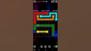 How To Solve Flow Free Bridges Challenge Pack Level 42 8x8 Board Walk Through Solution Walkthrough