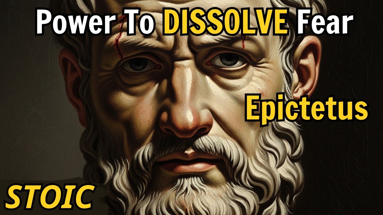 Stoic power helps Epictetus dissolve all roots of fear.