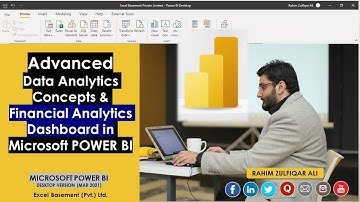 Advanced-Data Analytics Concepts & Financial Analytics Dashboard in Microsoft POWER BI