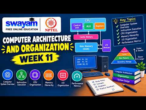 Computer Architecture and Organization Week 11 Assignment Answers 2026 | NPTEL July 2026 | NPTEL