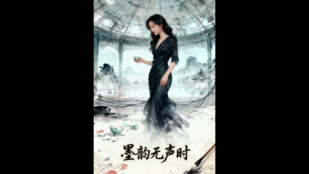 【一口气看完】《墨韵无声时》#短剧 #AI短剧 #逆袭 #drama #爽剧 #鲨鱼先生