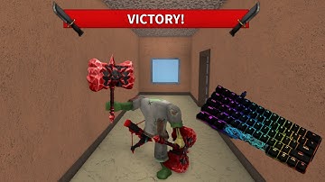 PLAYING MM2 AS A ZOMBIE + KEYBOARD ASMR (Murder Mystery 2)