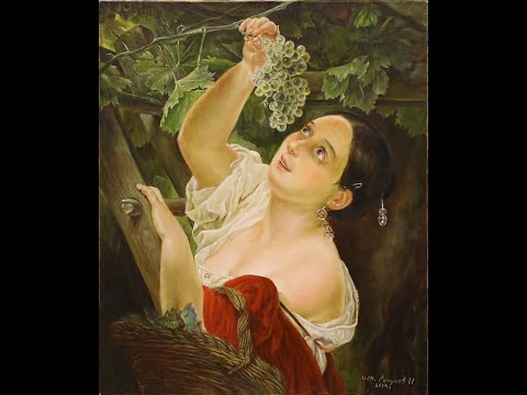 Какие цвета красок использовать для портрета? Карл Брюллов. «Итальянский полдень»