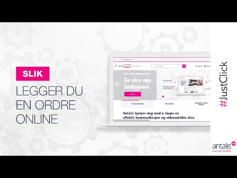 Slik legger du en ordre online | Antalis®