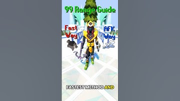 99 Range Guide: Fastest XP vs AFK Method 🏹 #guide #runescape #oldschoolrunescape #osrs #mmorpg