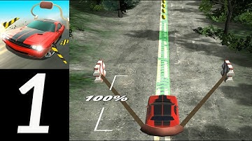 🚗SLINGSHOT STUNT DRIVER | How Precise Can You Aim? | Gameplay Walkthrough | Level 1-3 (iOS, Android)