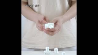 Square Small Flip Cap 10Ml 20Ml 30Ml 50Ml White Plastic Bottle In Stock