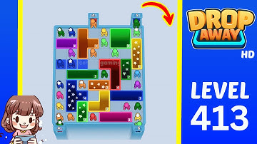 Drop Away Level 413 Solution Walkthrough