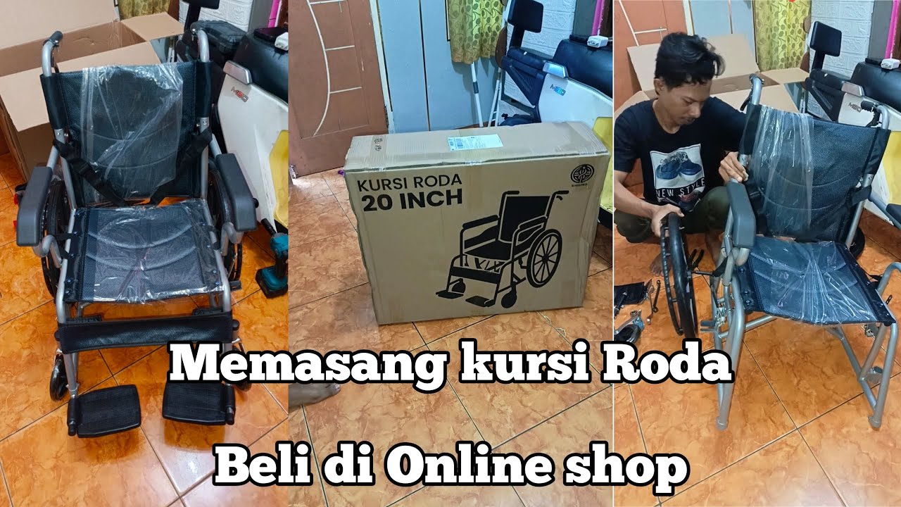Merakit kursi roda sendiri ternyata mudah dan tidak sulit. 
