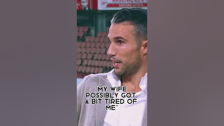 Why Van Persie left Arsenal for Man United 😨😭