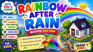 Download lagu Rainbow After Rain | Grade 4 English Poem | Animated Poem for Kids | Listen and Sing