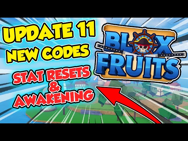 NEW CODES IN BLOX FRUITS UPDATE 11 - Roblox Blox Fruits