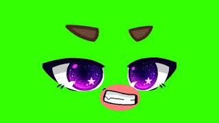 Gacha Club Angry Green Screen