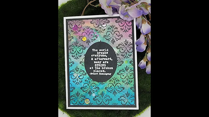 New Filigree Background stamp with Notable and Quo...