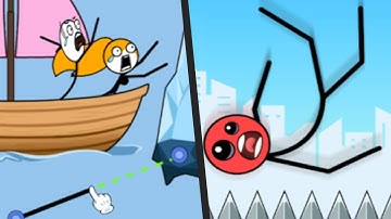 ESCAPE ROPE vs RAGDOLL BREAK KICK LOSER - Satisfying Mobile gameplay All Levels ASMR Android ios