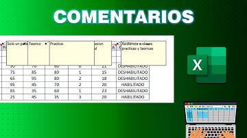 Insertar comentarios en Excel
