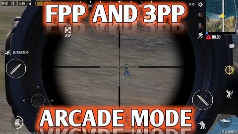 PUBG| ARCADE MODE 1ST PERSON AND 3RD PERSON VIEW!!