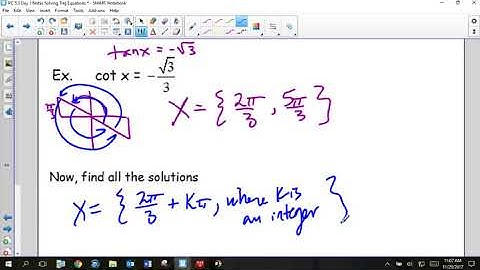 PC 5 3 Notes Day 1   Solving Trig Equations