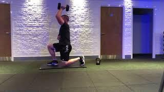 Will Davis Training - 1/2 Kneeling DB Press