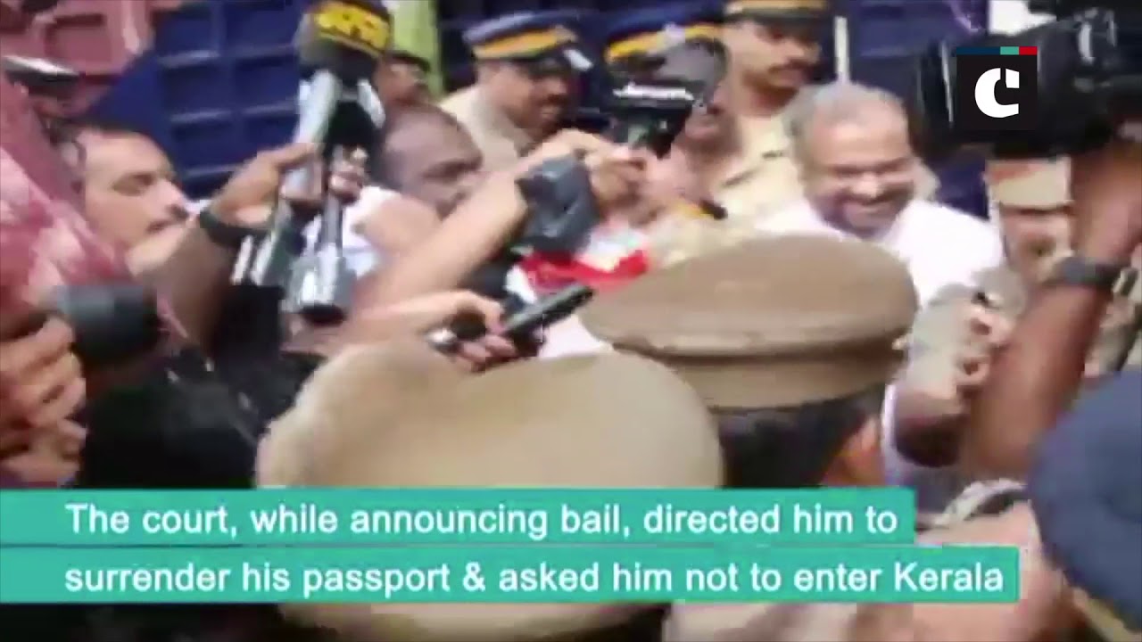 Bishop Franco Mulakkal released from jail