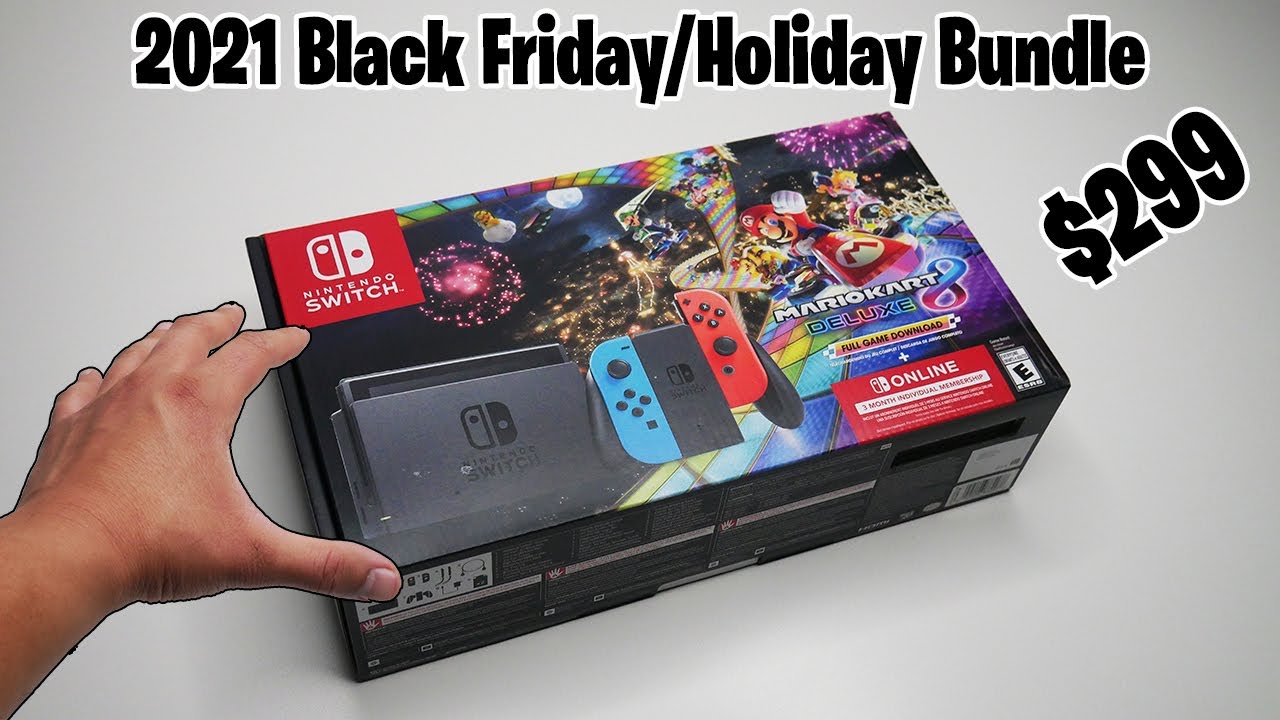 Nintendo Switch Mario Kart 8 Deluxe Bundle - Black Friday Holiday