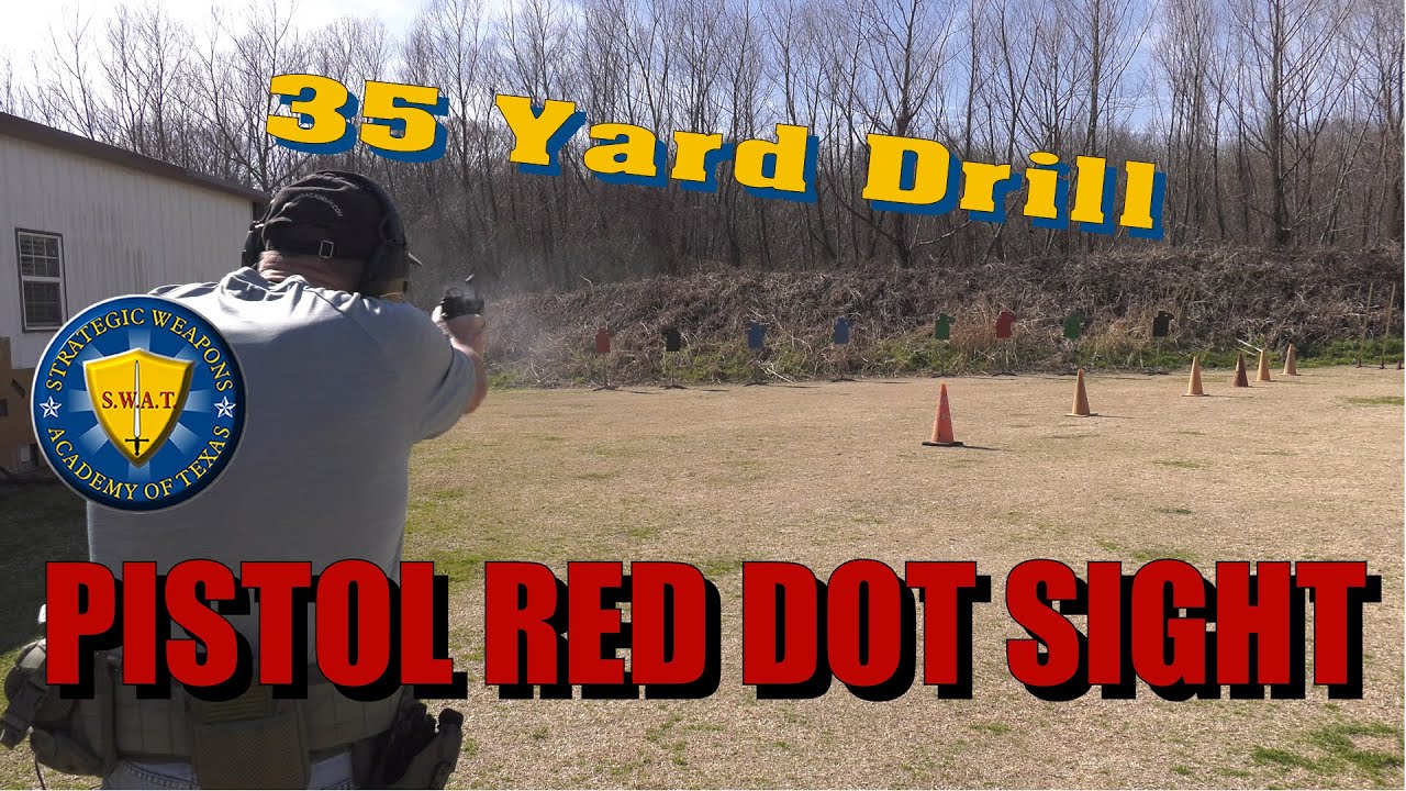 Red Dot Distance Drill Pistol Training With Red Dot Site