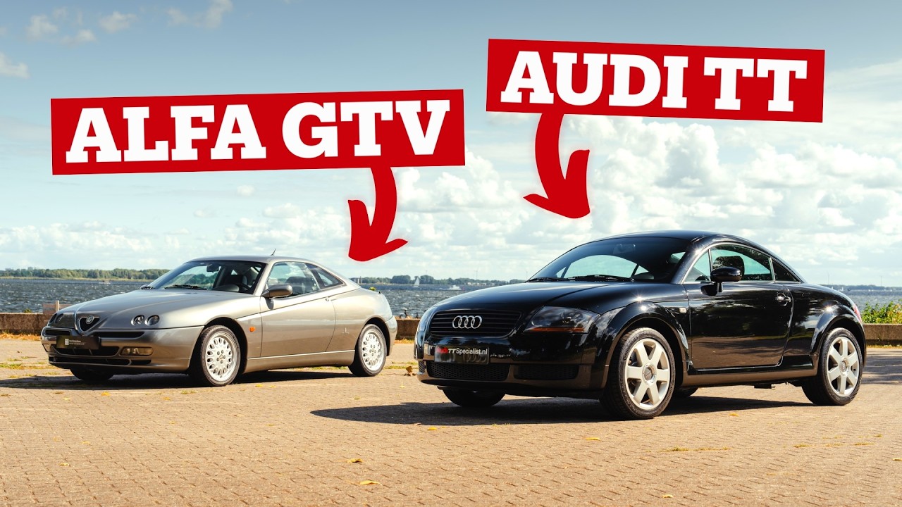 Deze iconische sportcoupés zijn (nu nog) betaalbaar: Audi TT vs. Alfa Romeo GTV