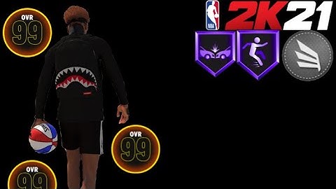 THE BEST PURE SLASHER BUILD IN NBA 2K21] 99 CONTACT DUNK] BEST BADGES AND ANIMATIONS!!