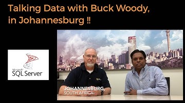 Talking Data with Buck Woody  !!