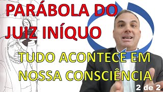 PARÁBOLA DO JUIZ INÍQUO - TUDO ACONTECE NA CONSCIÊNCIA, Luciano Grisolia Minozzo - Parte 2 de 2