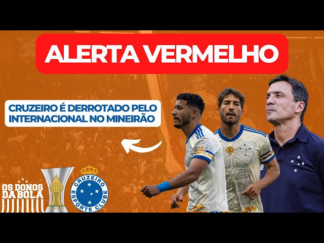 Cruzeiro despenca para o 15º lugar e cola na zona de rebaixamento