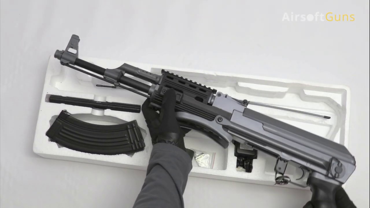 AK-47S RIS, Cyma, CM.028-B, airsoft, recenze, review, unboxing