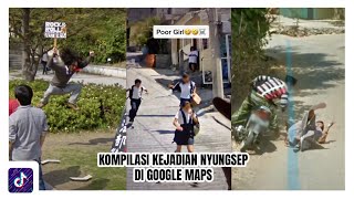 KOMPILASI KEJADIAN LUCU YANG TEREKAM GOOGLE STREET | TIKTOKERS SANTUY