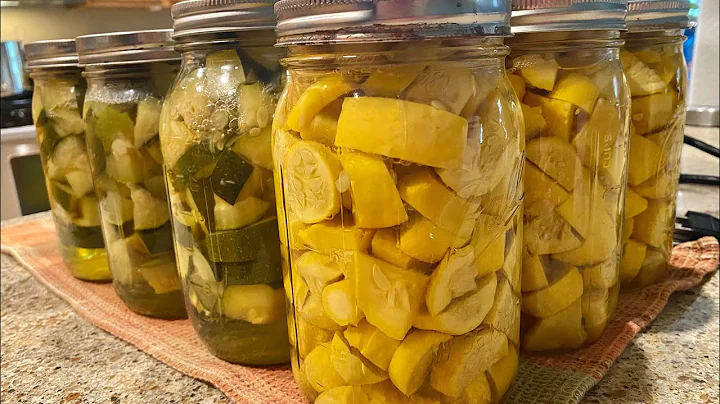 Canned Zucchini & Summer Squash | Pressure Canning | Self-Sufficiency