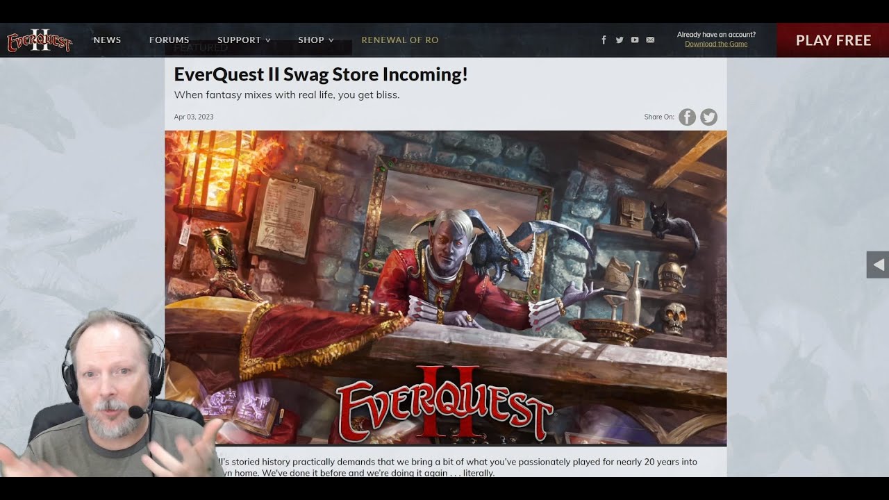 EQ2 News EverQuest II Adds A Swag Store YouTube