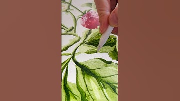 Watercolor Strawberry ✏️ #shorts #procreate #watercolor