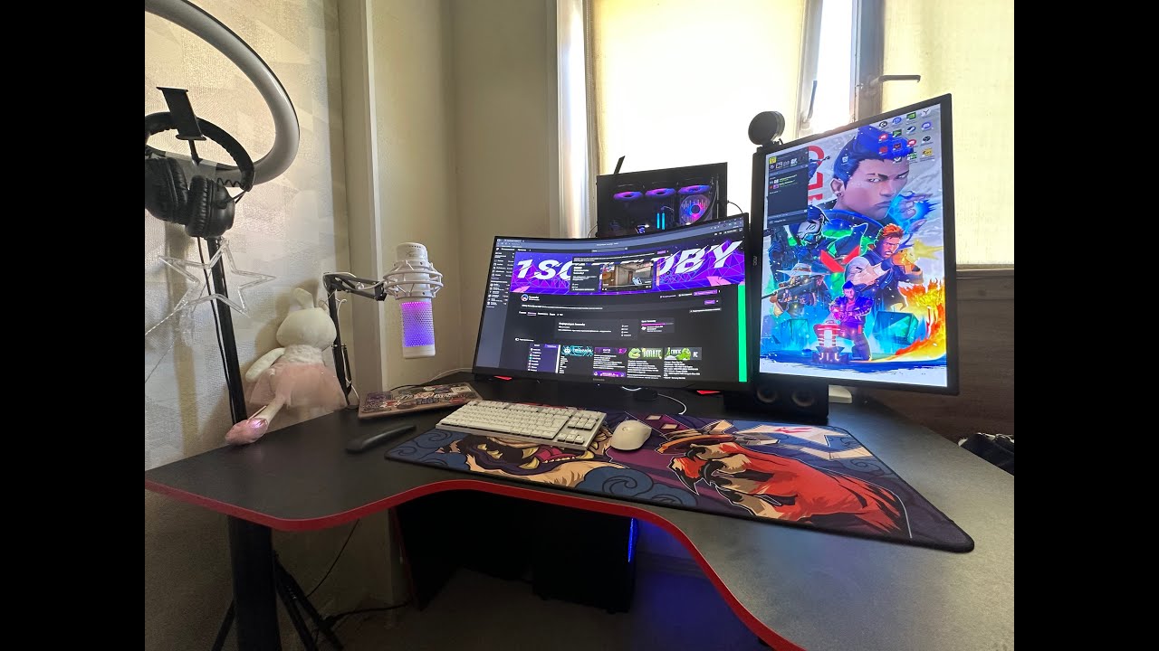 обзор не бюджетного рабочего места ноунейм стример - YouTube
