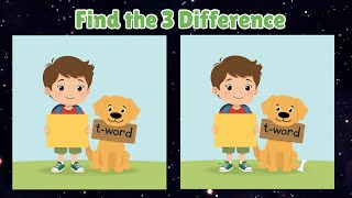 Brain Game Challenge Spot 3 Differences 💪Master the Puzzle: Find All Three🧩 screenshot 1